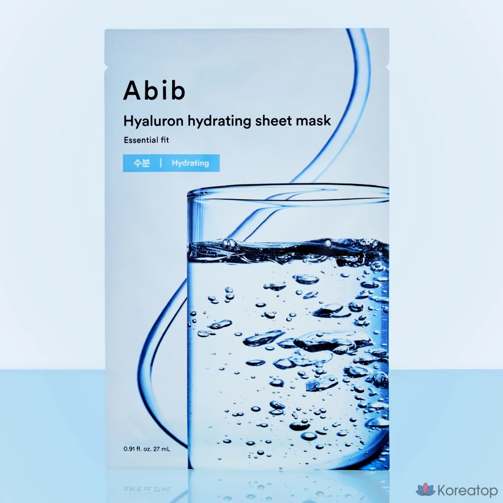 Увлажняющие тканевые маски Abib с гиалуроновой кислотой, набор Essential Fit, 10 штук, 2 упаковки., фото 2