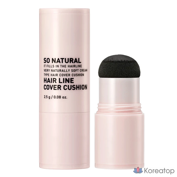 Тональный крем So Natural Hairline Cover Cushion, 2.5g, натуральный черный, 1 шт.
