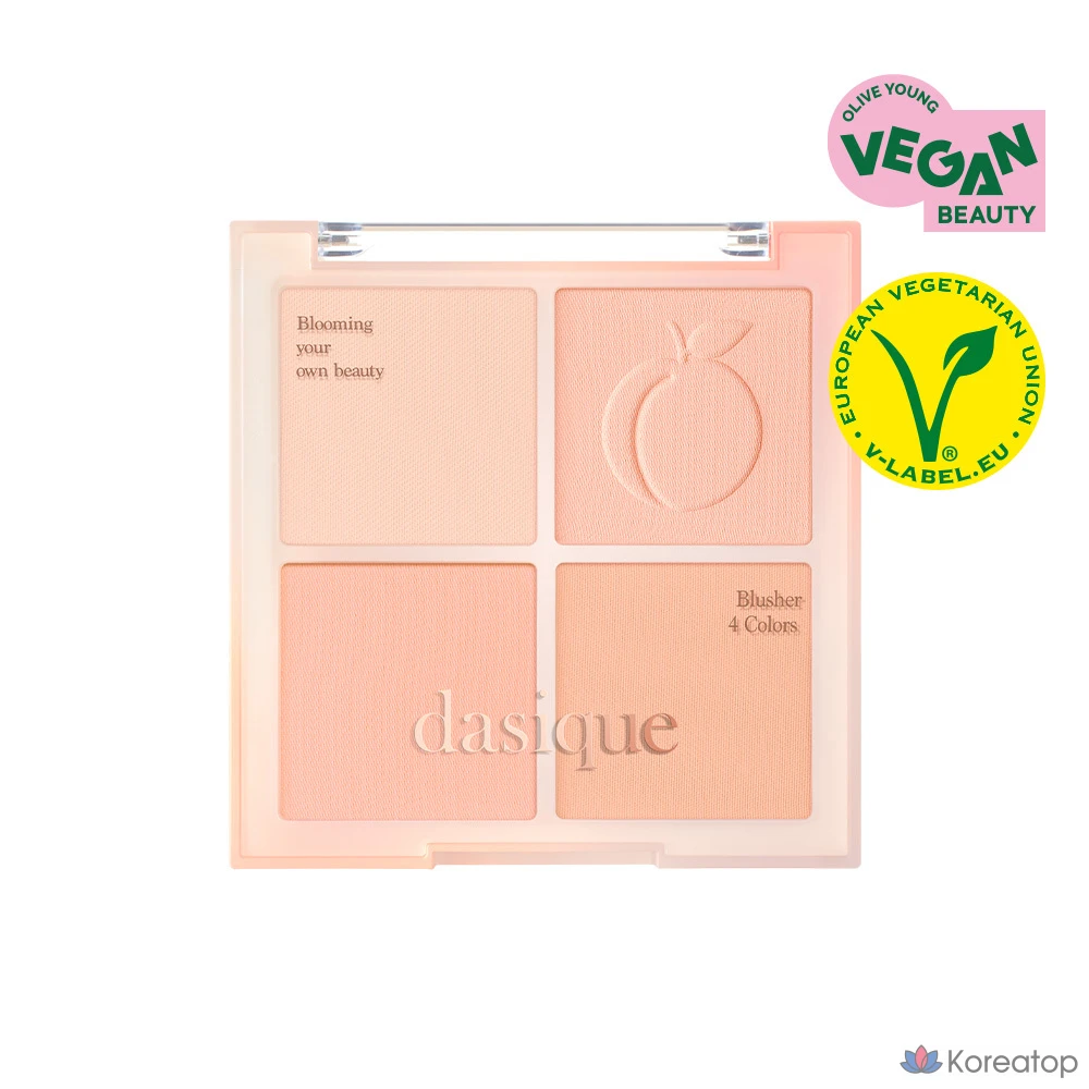 Румяна Dasique Blending Mood Cheek, оттенок 03 Peach Blending, 1 шт.