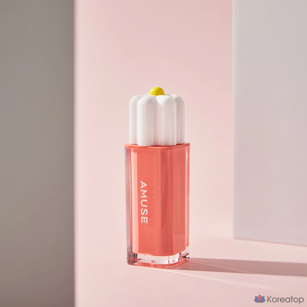 Тинт для губ AMUSE Dew Tint, оттенок 04 Pomelo Nude, 1 шт., фото 3