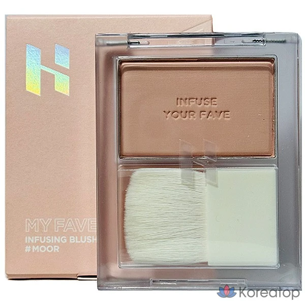 Румяна Holika Holika My Favorite Infusing Blush 5.5g (№ 04 Moore), № 04 Moore, 1 шт.