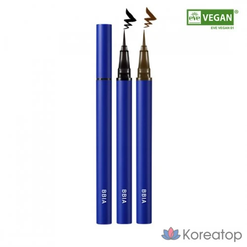 Подводка для глаз BBIA Never Die Brush Eyeliner (2 цвета), 1 шт.