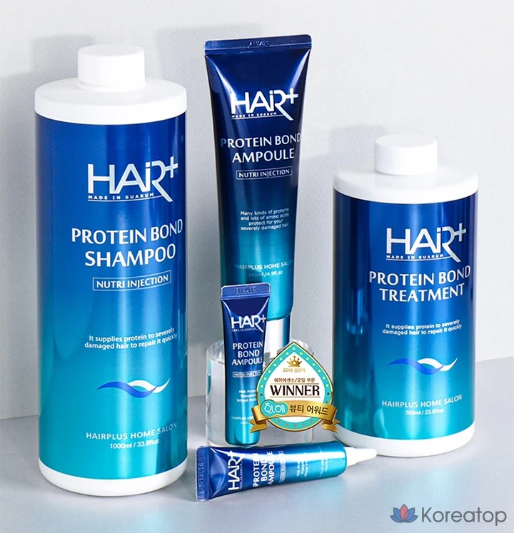 Шампунь Hair Plus Protein Bond с мягкой кислотностью, 1 л, 1 шт., фото 10