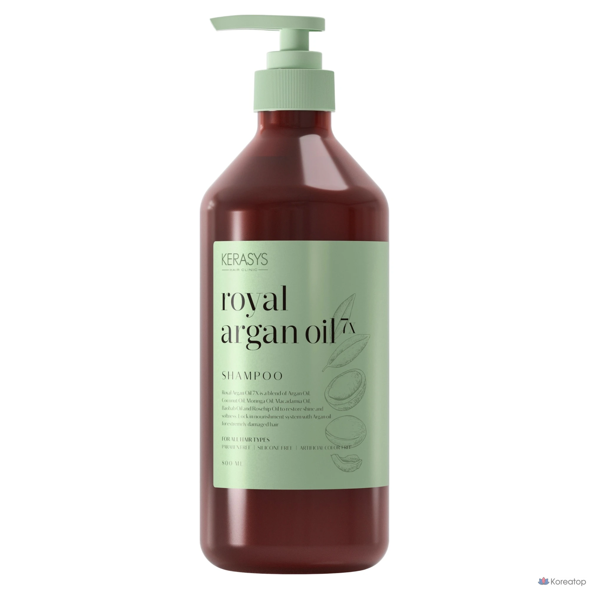 Шампунь KeraSys Argan Oil 7X, 800 мл, 1 шт.