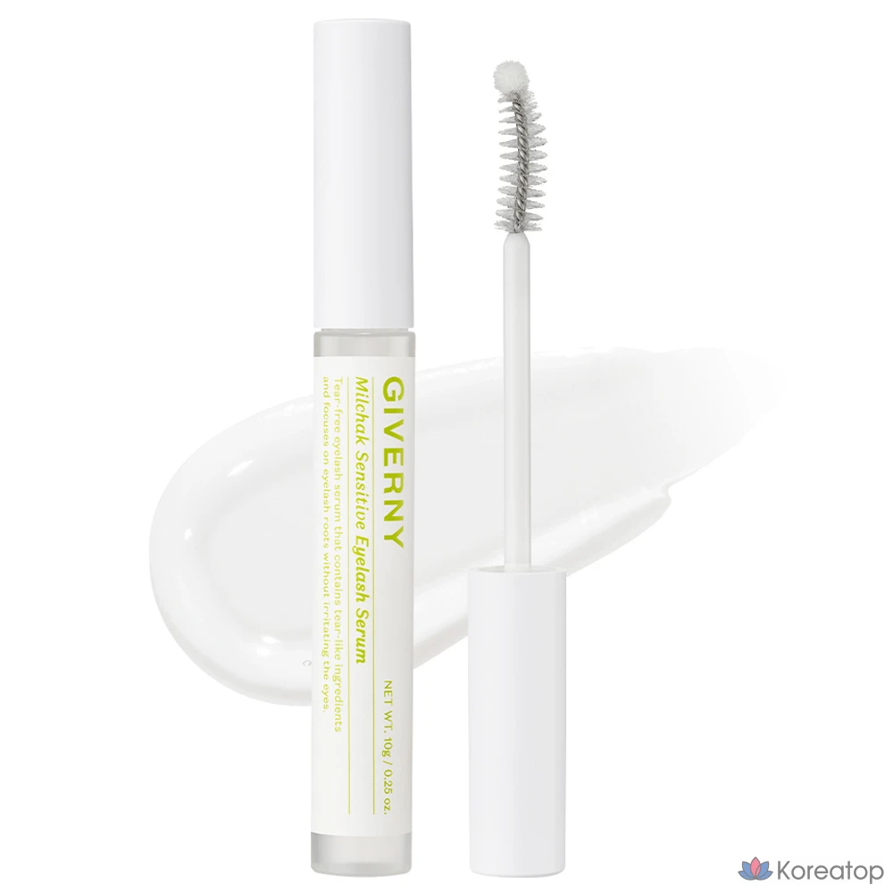 Сыворотка для чувствительных ресниц Giverny Close-Fit, питательная сыворотка для ресниц, 8 г, 1 шт.