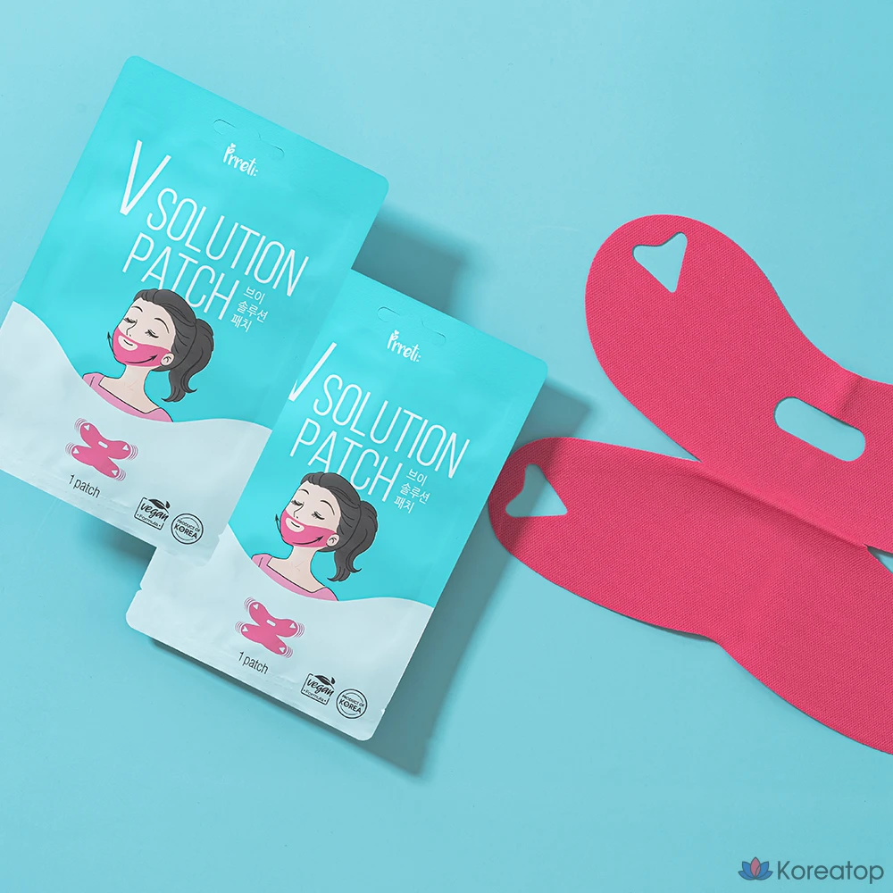 Пластыри Prreti V-Line Solution, 1 упаковка, 10 штук, фото 4