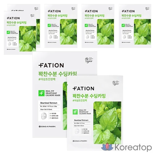 Успокаивающая маска Party On Real Fit Eoseongcho, 23 мл, упаковка из 5 и 6 штук.