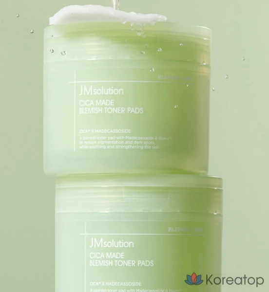 Тонизирующие подушечки JM Solution Cica Made Trace для успокоения кожи, 170 мл, 100 листов, 1 шт.