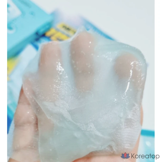 Набор из 10 успокаивающих прозрачных марлевых салфеток Numbers In No. 1 с гиалуроновой и пантотеновой кислотой Охлаждающая маска для домашнего ухода Набор масок с гиалуроновой кислотой Набор увлажняющих успокаивающих увлажняющих масок Numbers In No. 1 с пантотеновой кислотой, 10 упаковок, 5 штук, фото 3