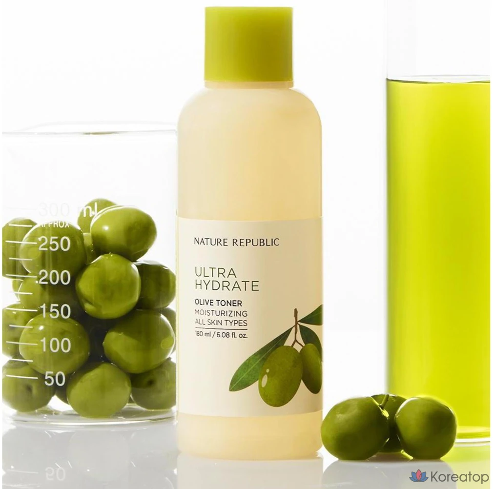 Увлажняющий тоник Nature Republic Really Moist Olive Toner, 180 мл, 1 шт.