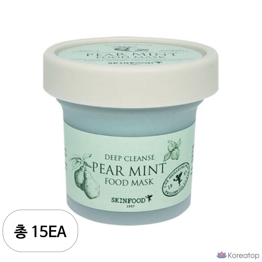 Маска для лица Skinfood Fairmint Food Mask, 120 г, 1 упаковка, 15 штук