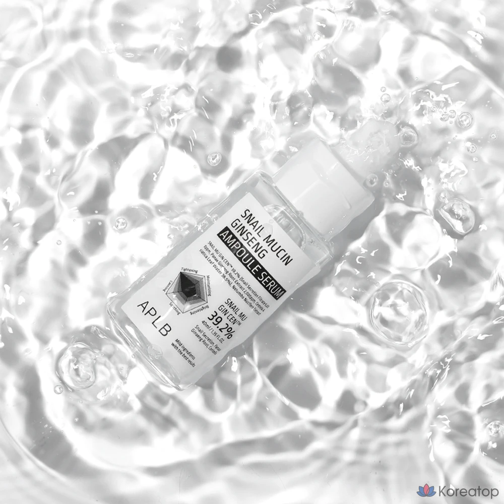 Сыворотка-ампула APLB с муцином улитки и женьшенем, 40 мл, 1 шт.