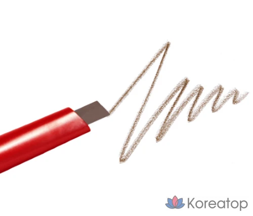 Карандаш для бровей Espoir The Brow Balance Pencil, 0,1 г, № 1, классический коричневый, 1 шт.