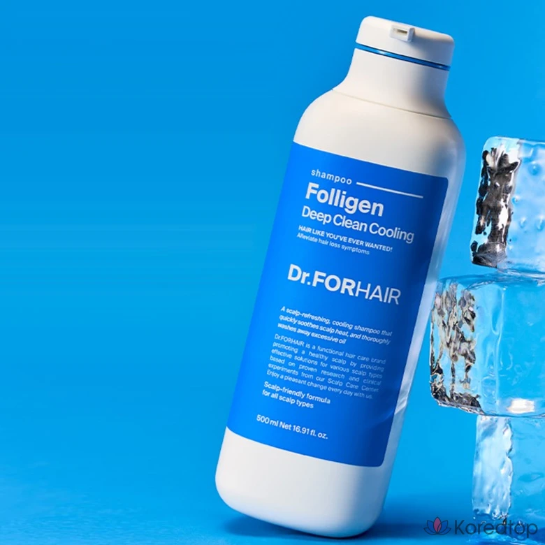 Охлаждающий шампунь Dr. For Hair Deep Clean, 500 мл, 1 шт.