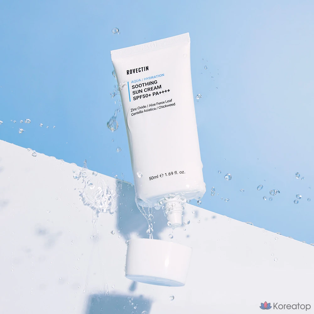 Солнцезащитный крем Rovectin Aqua Moisture SPF50+ PA++++, 50 мл, 1 шт.