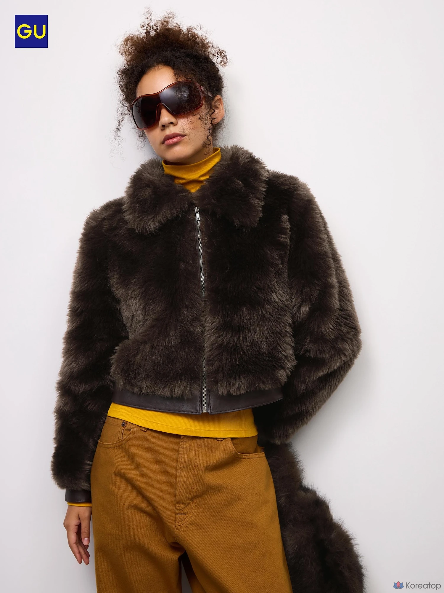 Куртка Uniqlo Fluffy Combination Jacket