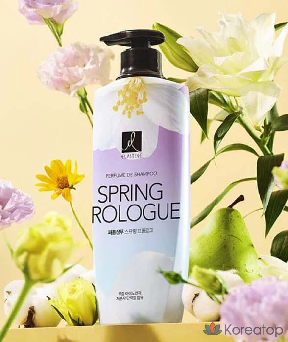 Парфюмированный кондиционер Elastine с ароматом «Весенний пролог», 600 мл, 1 шт.