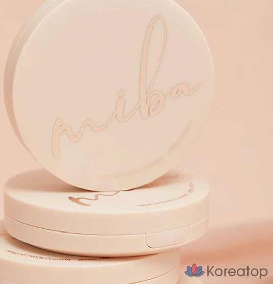 Тональный крем MIBA Nano Fit Proof Cushion Foundation, 20 г, № 21, светло-бежевый, 1 шт., фото 10