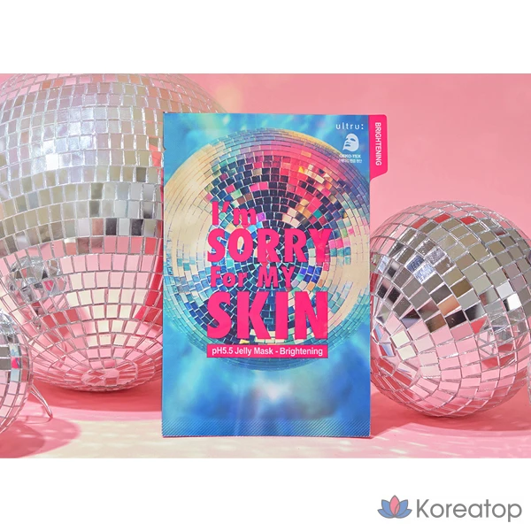 Осветляющая гелевая маска Ultrue I'm Sorry for My Skin pH5.5, 33 мл, 10 шт., 1 упаковка., фото 2