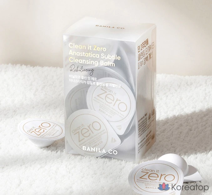 Набор для путешествий Vanillaco Clean It Zero Anastatica Shiptil Cleansing Balm, 48 мл, 1 шт.
