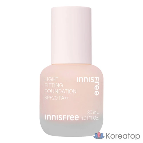 Тональный крем Innisfree Light Fitting Foundation, 30 мл, 1 шт., 21C Роза Ваниль