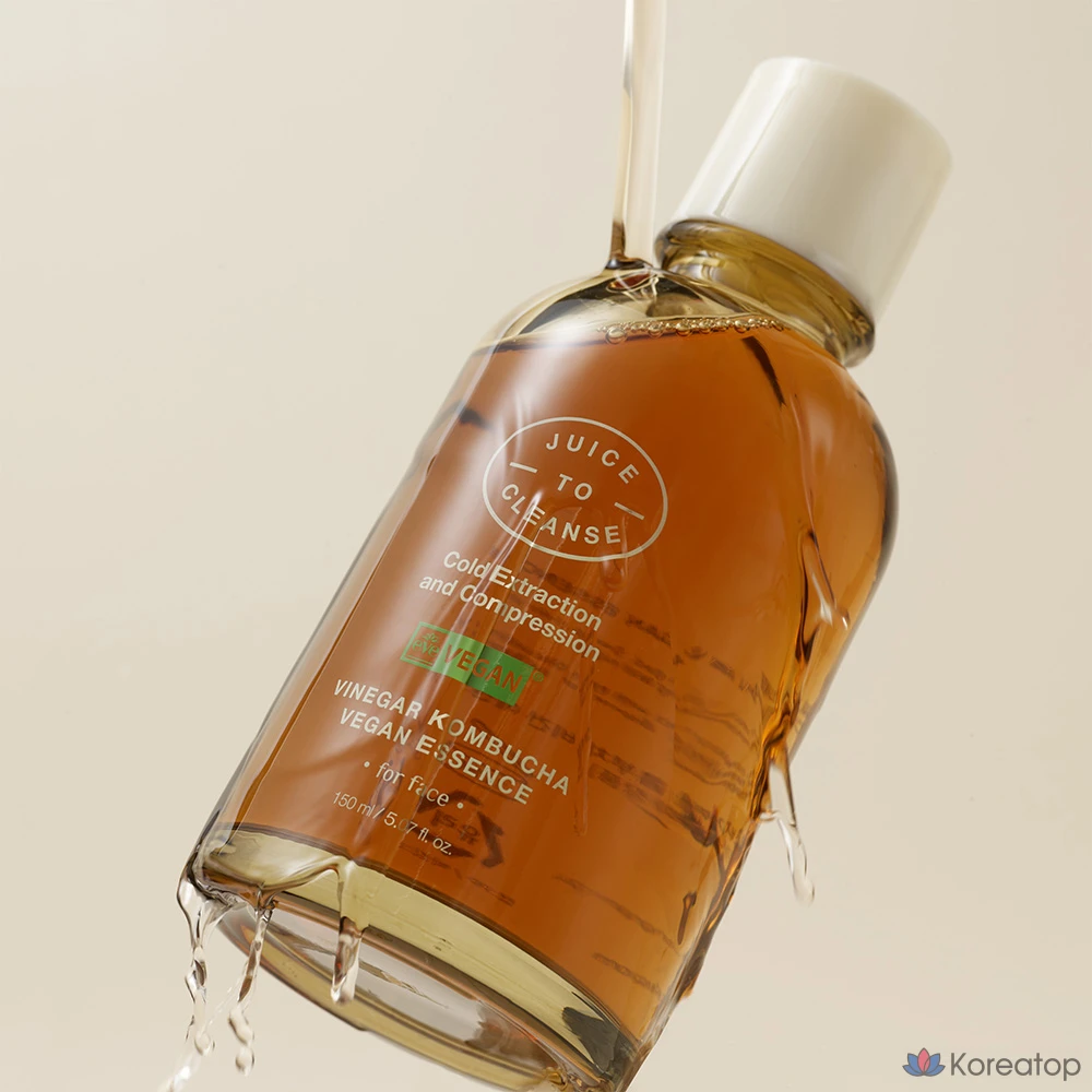 Очищающий сок на основе уксуса и комбучи, веганская эссенция, 1 шт., 150 мл