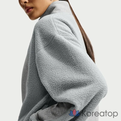 Свитшот женский Nike Studio Fleece Heavyweight Plush Oversized Quarter-Zip, фото 2