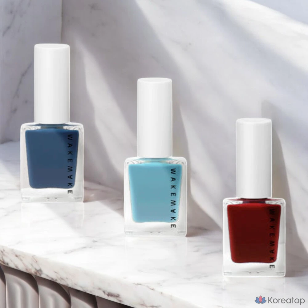 Глянцевый лак для ногтей WAKEMAKE Nail Gun 8 мл, № 108, темно-синий с блеском, 1 шт.