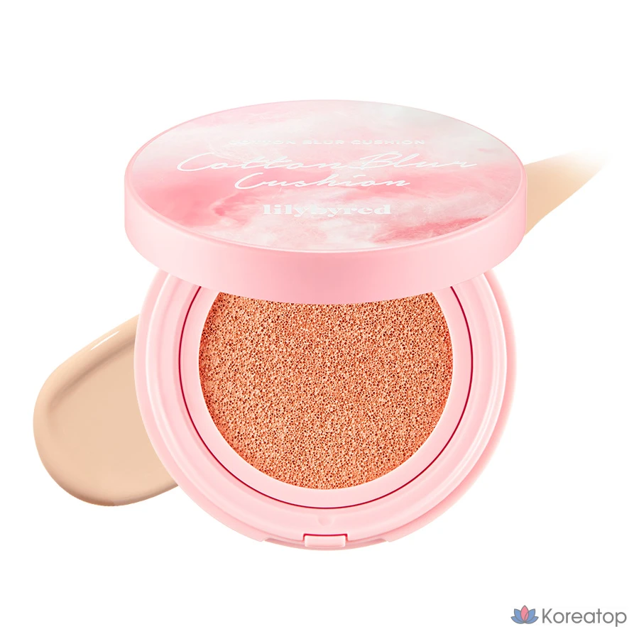 Тональный крем-кушон Lilybyred Cotton Blur, 15 г, № 19, чистый хлопок, 1 шт.