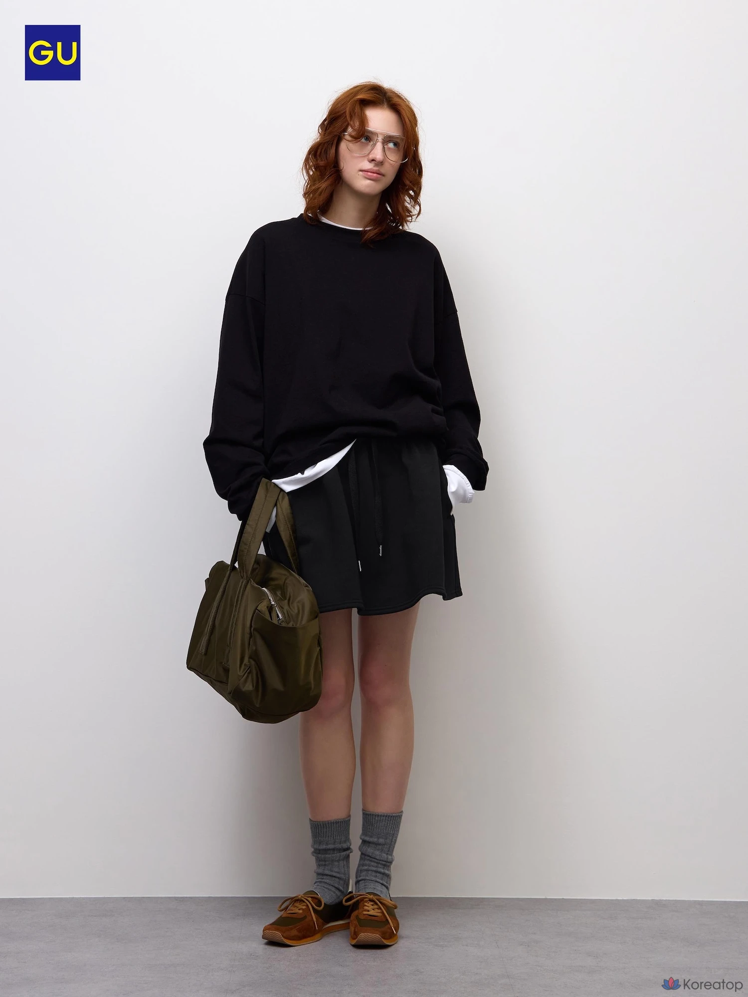 Мини-юбка Uniqlo Sweat Mini Skirt