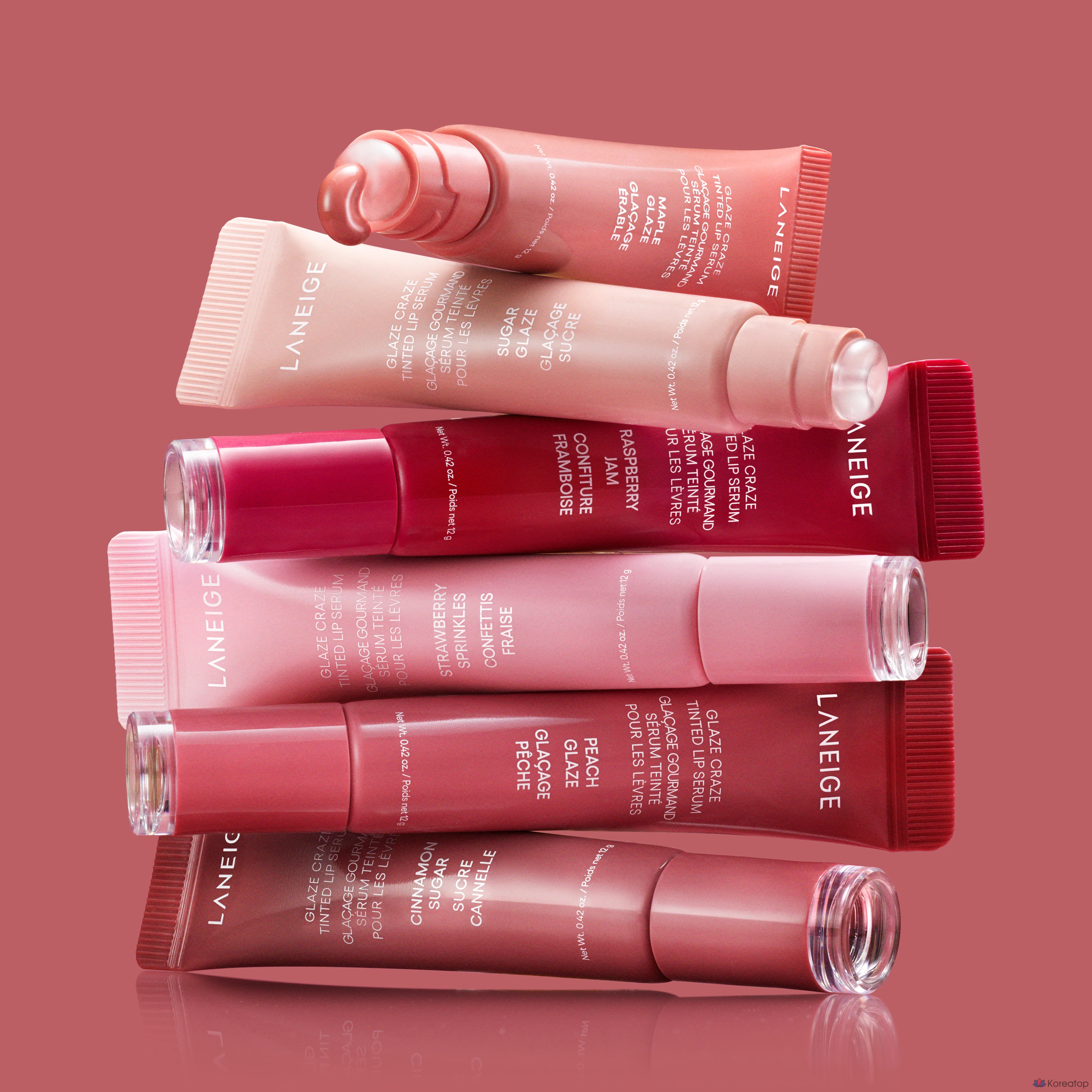 Сыворотка для губ Laneige Donut Lip Serum, 01 сахарная глазурь, 12 г, 1 шт., фото 4