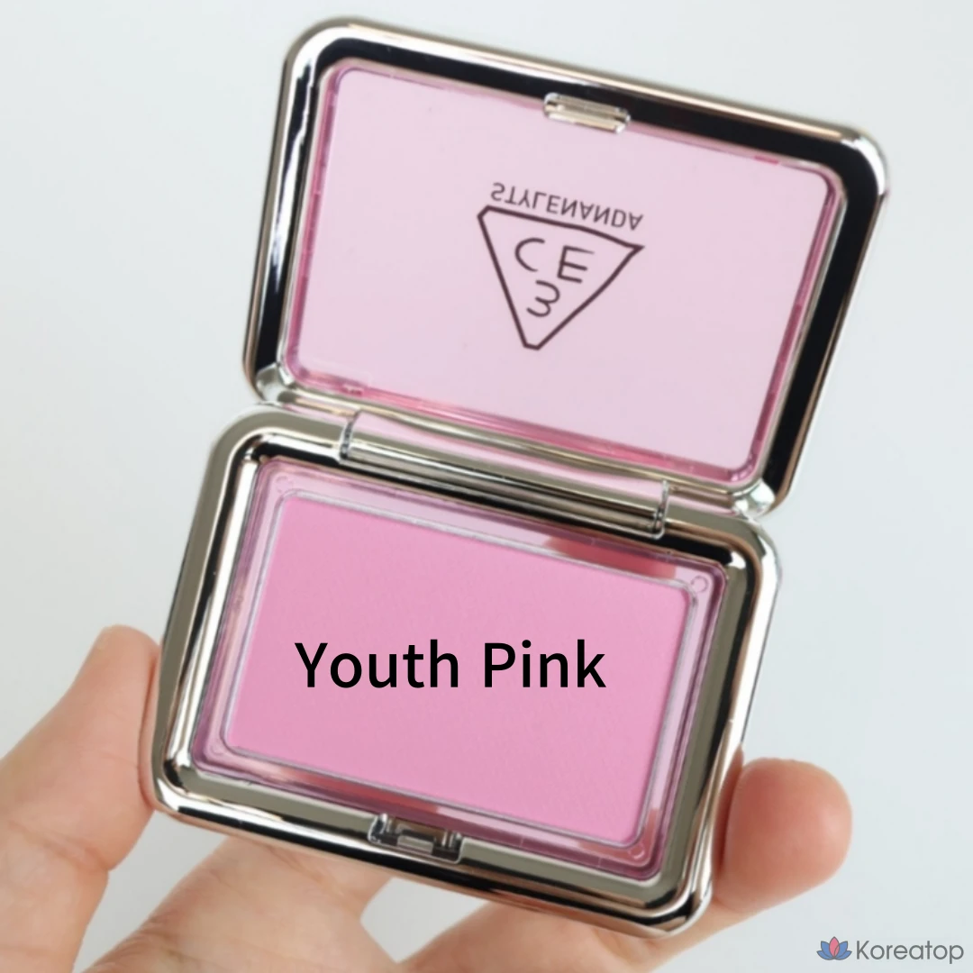 3CE New Take Face Blusher, оттенок Youth Pink, 1 шт.