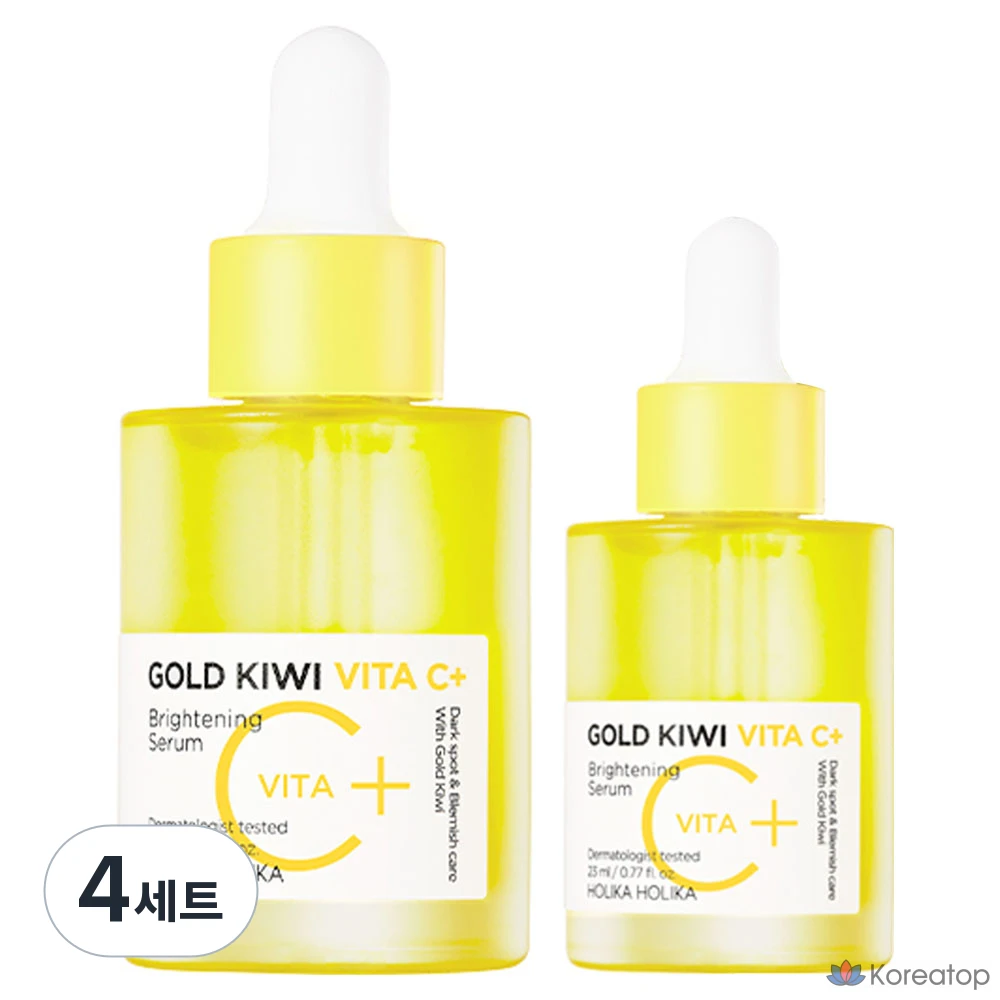 Holika Holika Gold Kiwi Vita C Plus Brightening Serum, 3 предмета, 4 комплекта