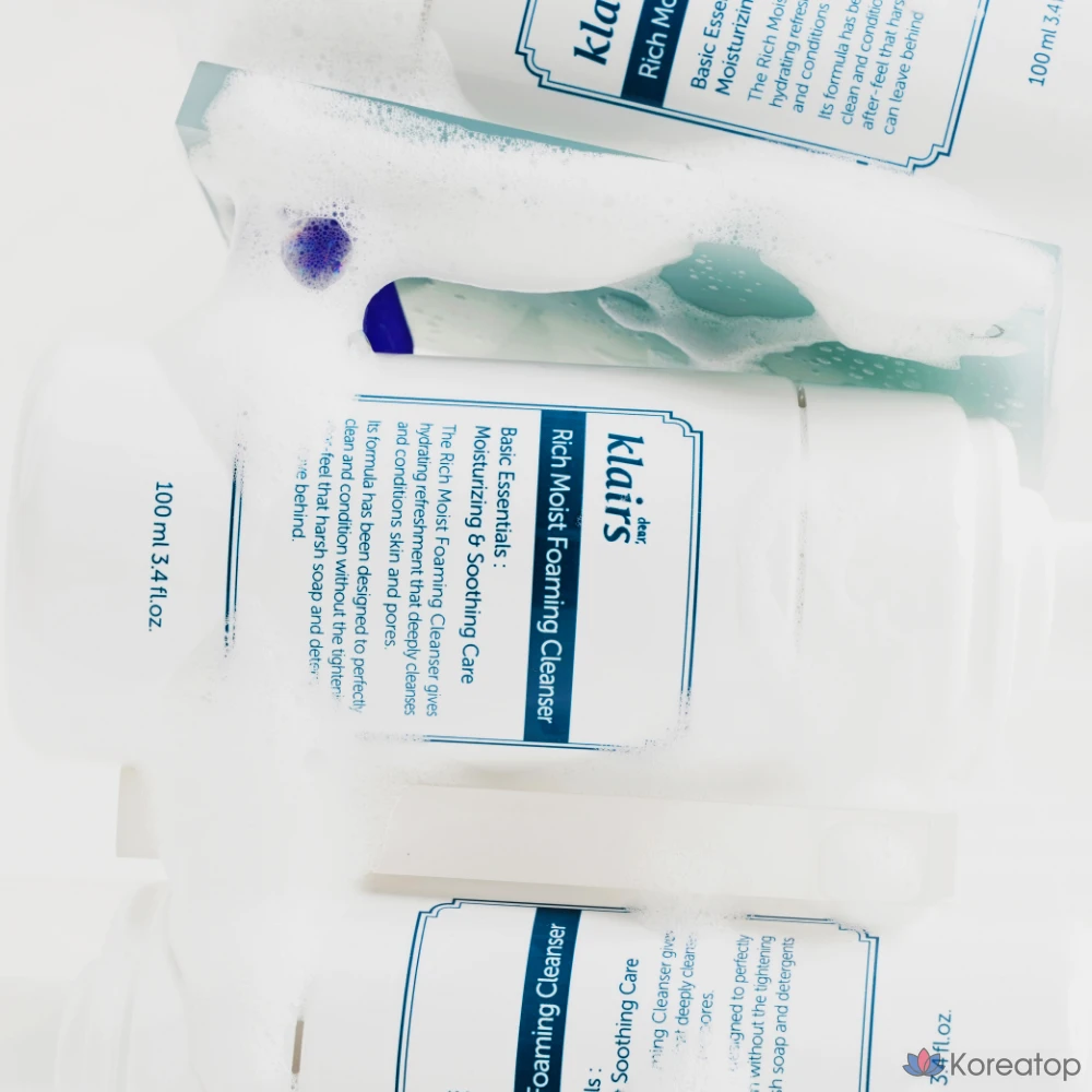 Пенка для умывания Dear, Klairs Rich Moist, 100 мл, 1 шт.