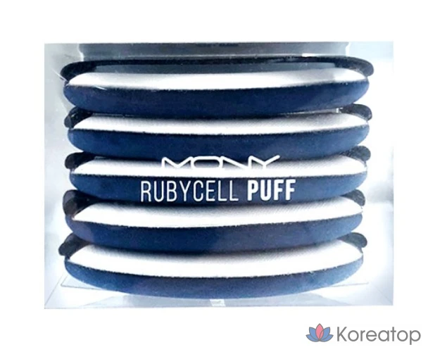 Набор из 5 объемных бигуди Mqny New York Ruby Self Puff, разные цвета, 3 шт., фото 5