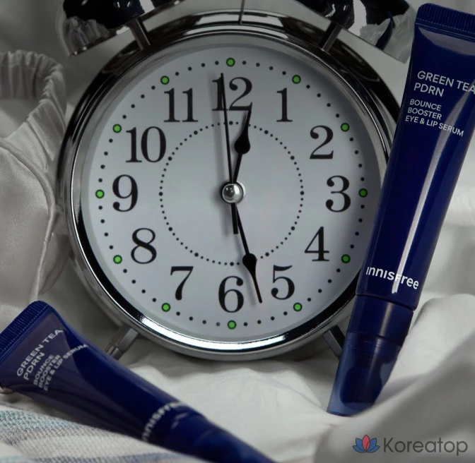 Сыворотка для глаз и губ Innisfree Green Tea PDRN Bounce Booster, 1 шт., 15 мл