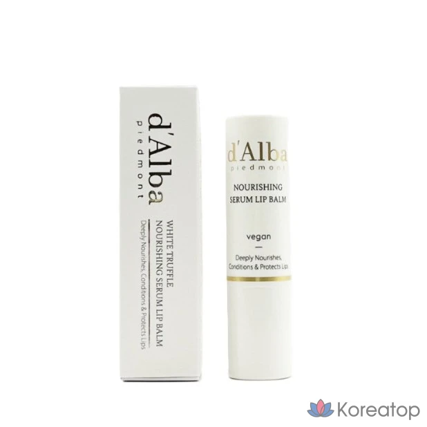 Питательный бальзам для губ D'alba с белым трюфелем, бесцветный, 3,6 г, 1 шт.
