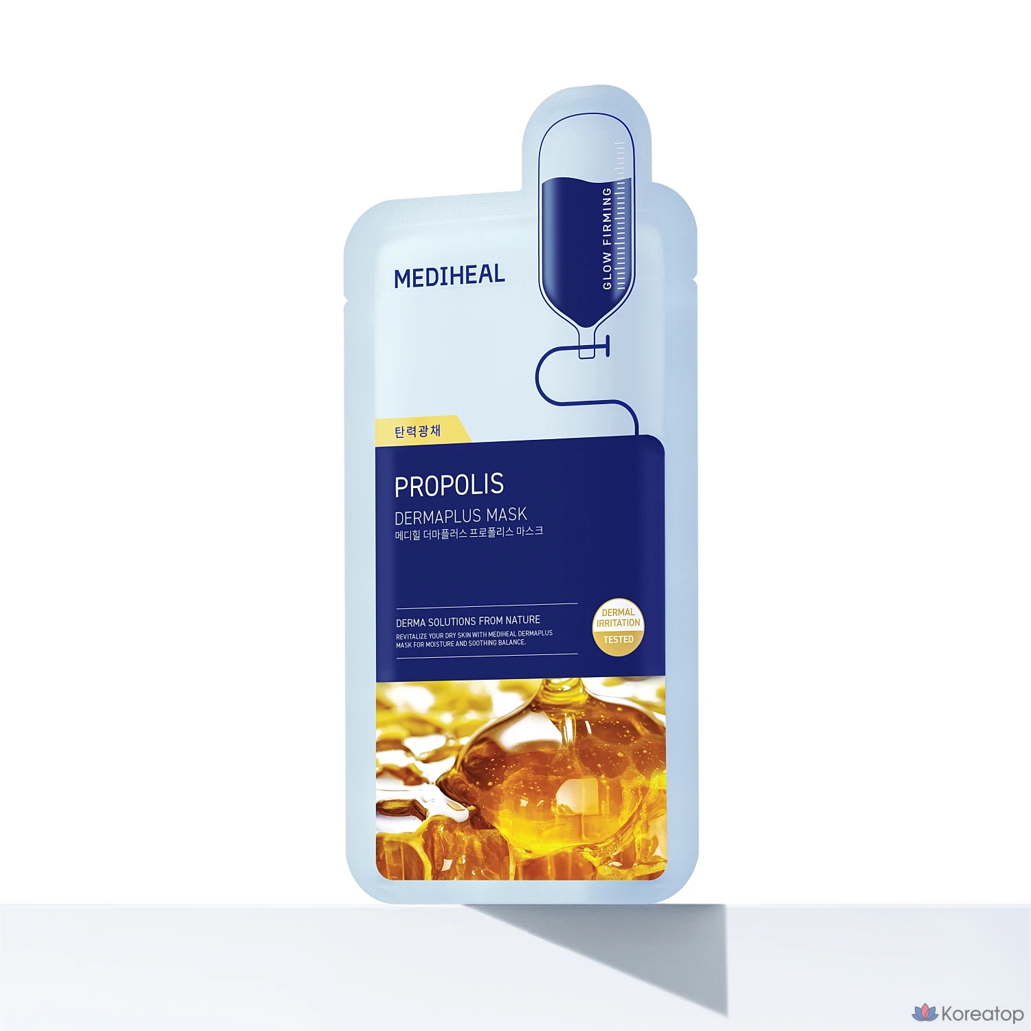Тканевая маска для лица MEDIHEAL Derma Plus Propolis Mask, 60 шт., фото 2