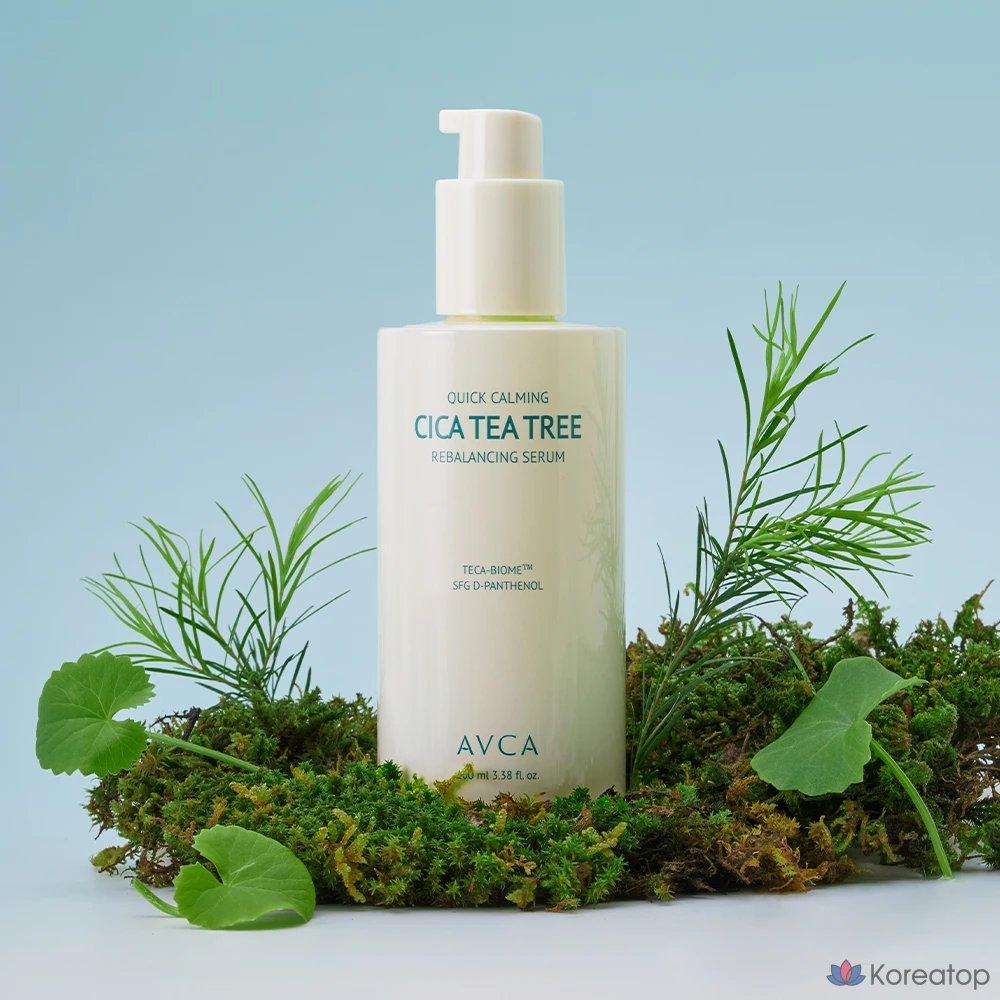 Сыворотка с экстрактом чайного дерева и центеллой азиатской (AVCA Quick Calming Cica Tea Tree Rebalancing Scar Serum), 1 шт., 100 мл.