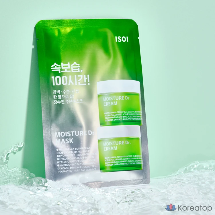 Увлажняющая маска Isoi Moisture Doctor Jang Su-jin, 10 штук, 3 упаковки, фото 2