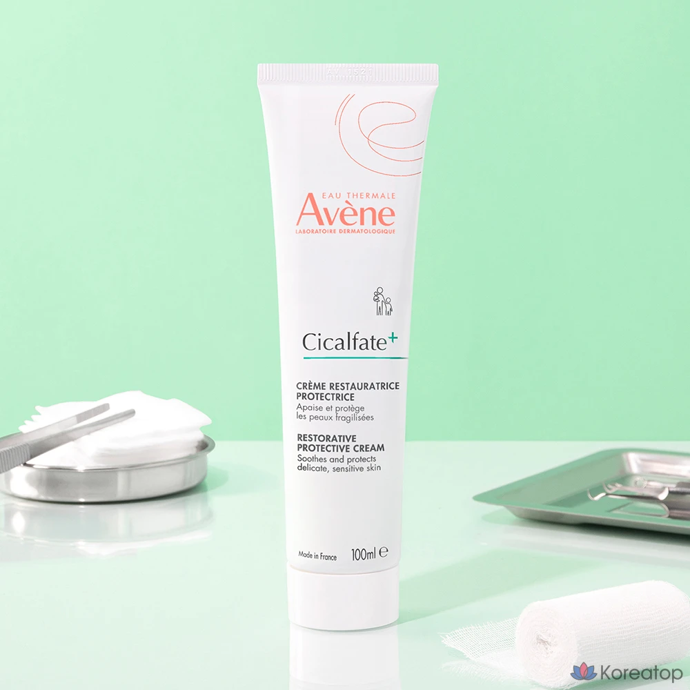 Набор для ухода Avene Cicalfate SOS Cream, 100 мл + 20 шт., 1 шт., фото 2