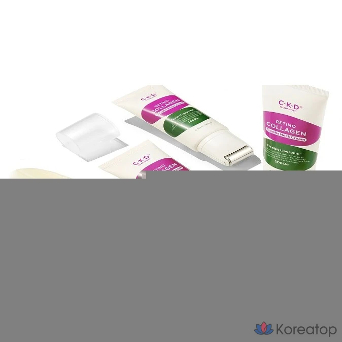 Chong Kun Dang Health CKD Retino Collagen Low Molecular Weight 300 Guasha Neck Wrinkle Cream, 50ml, 1 ea.