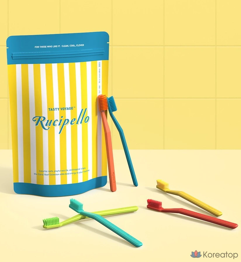 Набор зубных щеток Rucipello Mikarif 6 видов x 2 шт., 12 шт.