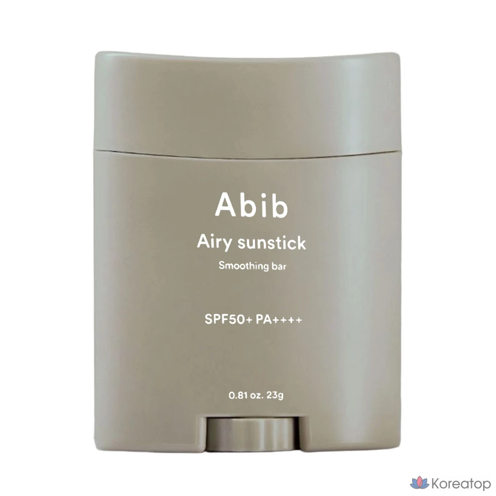 Солнцезащитный стик-мыло Abib Airy Sun Stick Smoothing Bar SPF50+ PA ++++, 23 г, 1 шт.