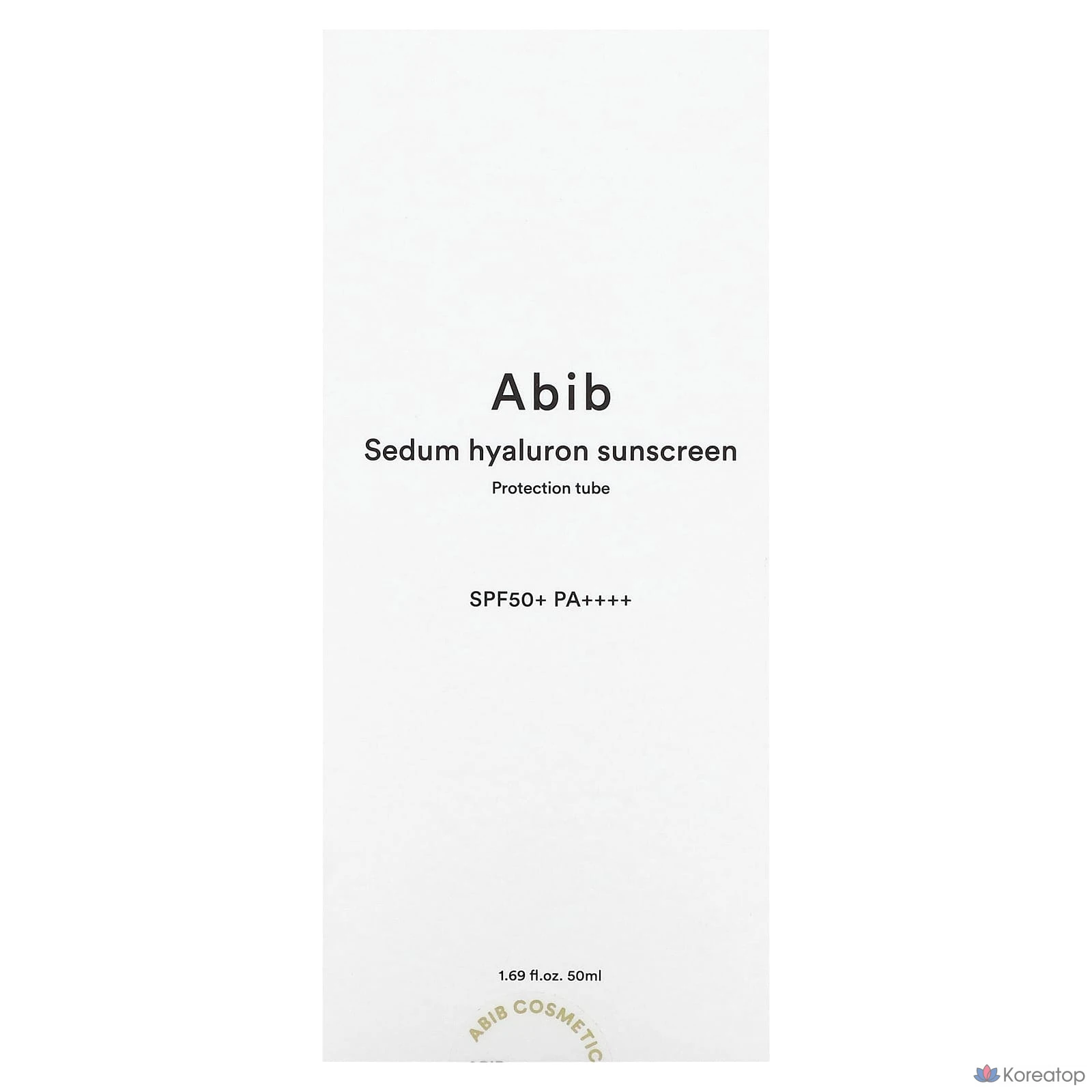 Солнцезащитный крем Abib Sedum с гиалуроновой кислотой SPF50+ PA++++ 50 мл, 1 шт.