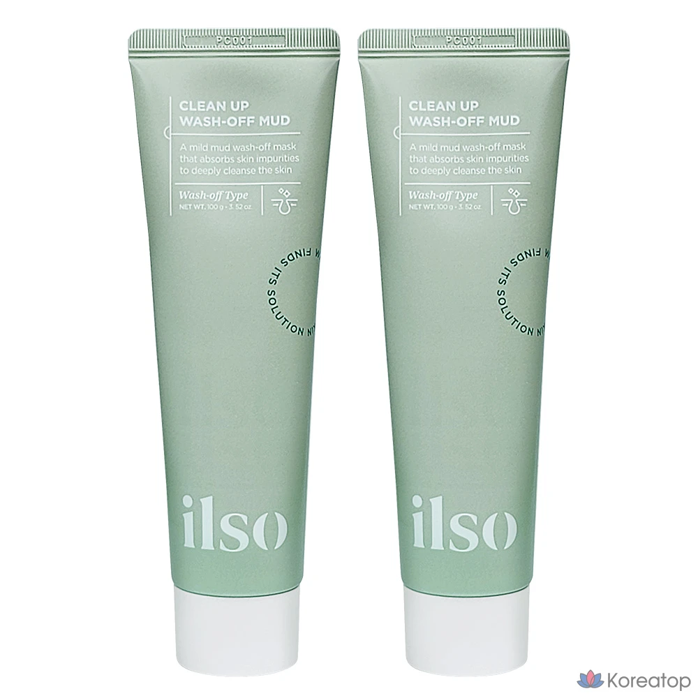 Смываемый грязевой крем Ilso Clean, 100 г, 1 упаковка, 2 упаковки