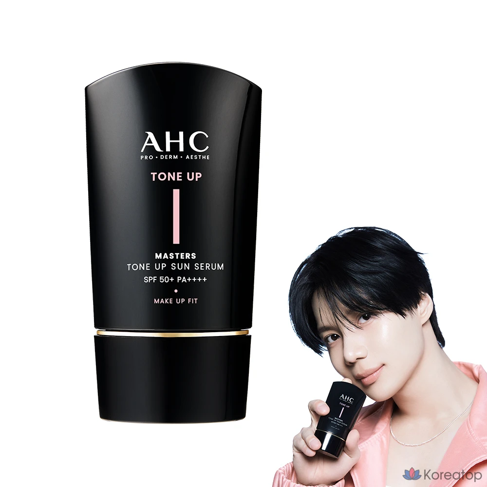 Солнцезащитный крем-сыворотка AHC Masters Tone Up Sun Serum SPF50+ PA++++, 50 мл, 1 шт.