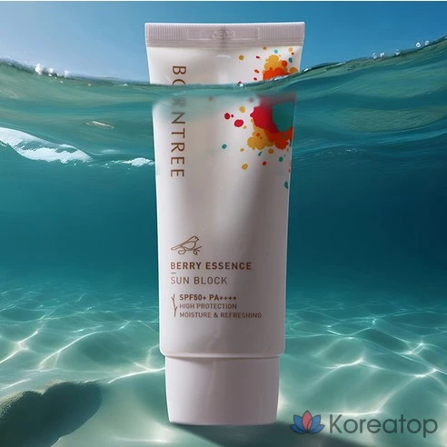 Солнцезащитный крем с ягодной эссенцией BORNTREE 50 мл SPF50+ PA++++