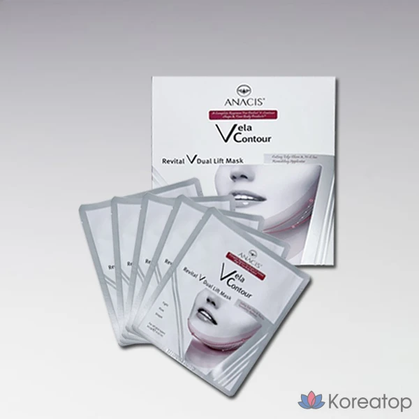 Маска для лица ANACIS BellaContour RevitalV Dual Lift, 5 шт., 2 упаковки