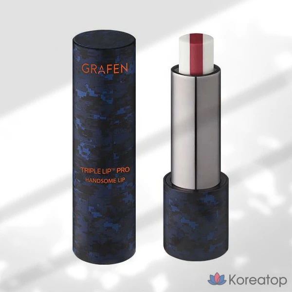 Бальзам для губ Grafen Triple Lip 4,3 г для мужчин, Handsome Lip, Handsome Lip PRO, 1 шт.